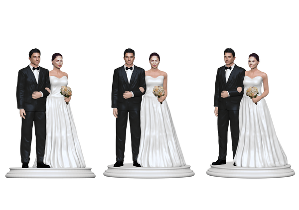 Wedding Cake Topper Figurine
