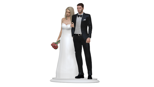 Wedding Cake Topper Figurine- LOVE